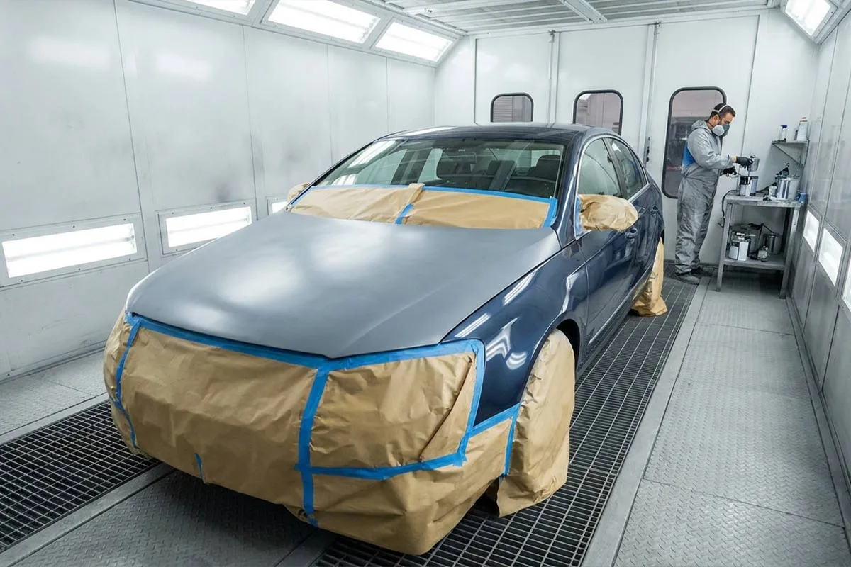 Локальная покраска автомобиля — Royal Auto Servis Beograd